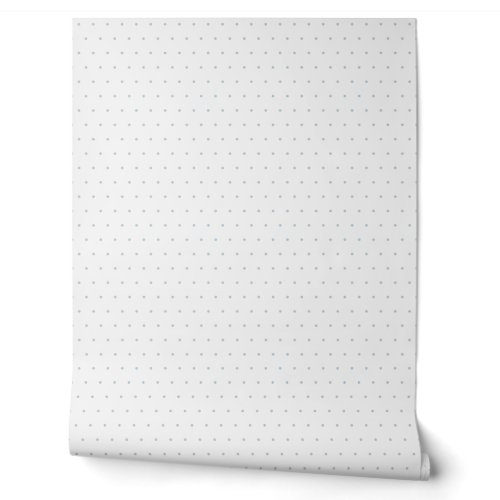 Powder Blue Open Swiss Dot Wallpaper Powder Blue Open Swiss Dot Wallpaper
