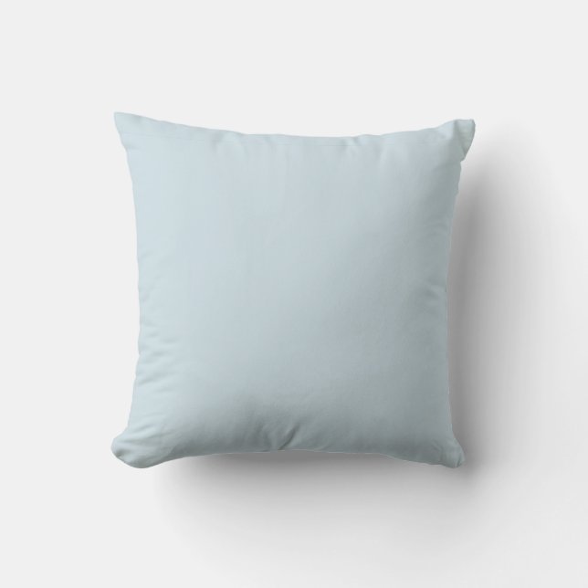 Powder blue pillow solid color (Front)