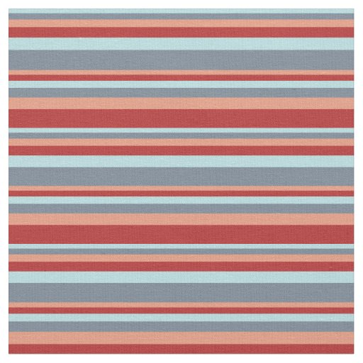 Powder Blue, Slate Gray, Dark Salmon, and Red Fabric