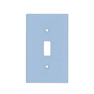 Powder Blue Soft Pastel Solid Color Light Switch Cover