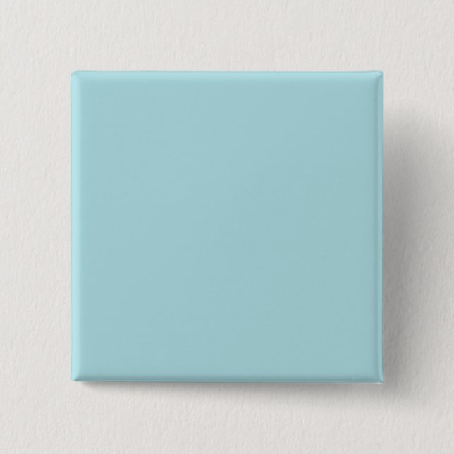 Powder Blue Solid Color Design (B0E0E6) Template Button (Front)