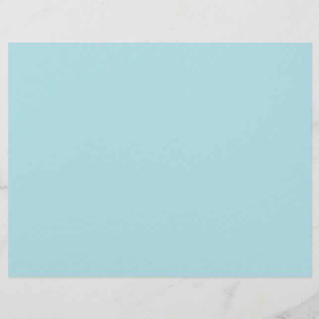 Powder Blue Solid Color Design (B0E0E6) Template Flyer (Front)