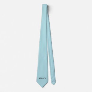 Powder Blue Solid Color with Hex Number B0E0E6 Neck Tie
