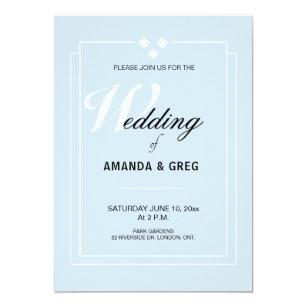 Powder Blue Wedding Invitations 10