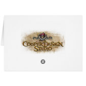 "Powder & Bones" (Blank Inner) Cards (Back Horizontal)
