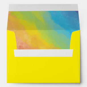 Powder colors Rainbow Envelope