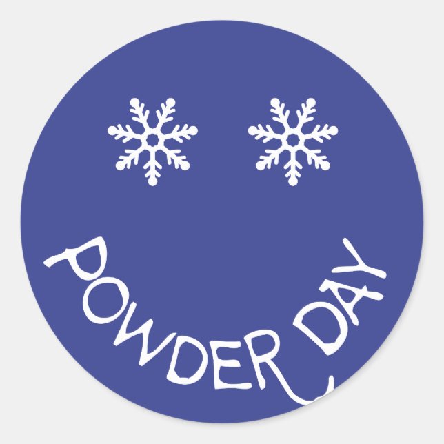 Powder Day Sticker (Front)