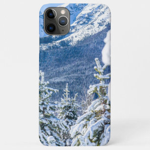 Powder Forest // Blue Snow Cap Mountain iPhone 11 Pro Max Case