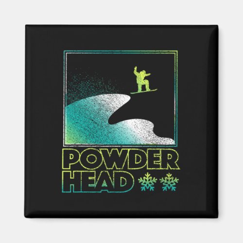 Powder Head Shirt Snowboard Ski Snowboarding Skiin