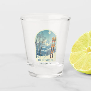 Powder King BC Canada vacation ski shotglass Shot Glass