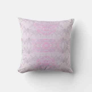 Powder Lace Manor Throw Pillow