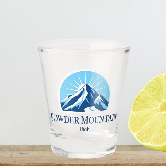  Powder Mountain utah Shot glass (Creator Uploaded)
