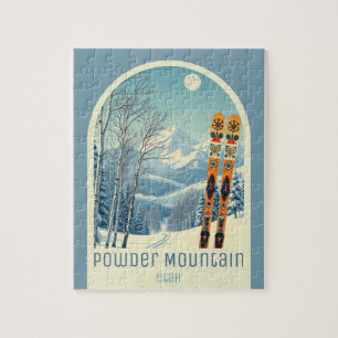 Powder Mountain Utah  Ski Resort game  Jigsaw Puzzle