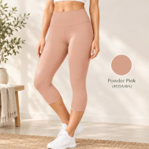 Powder Pink Solid Color Activewear