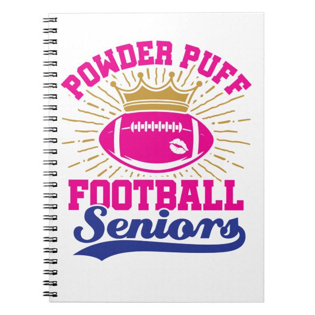 Powder Puff Football Seniors Notebook (Front)
