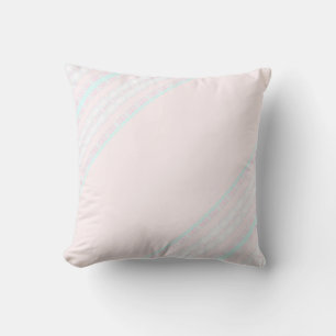 Powder Ribbon Throw Pillow