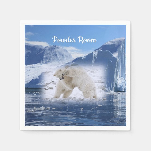 Powder Room Paper Napkins (Front)