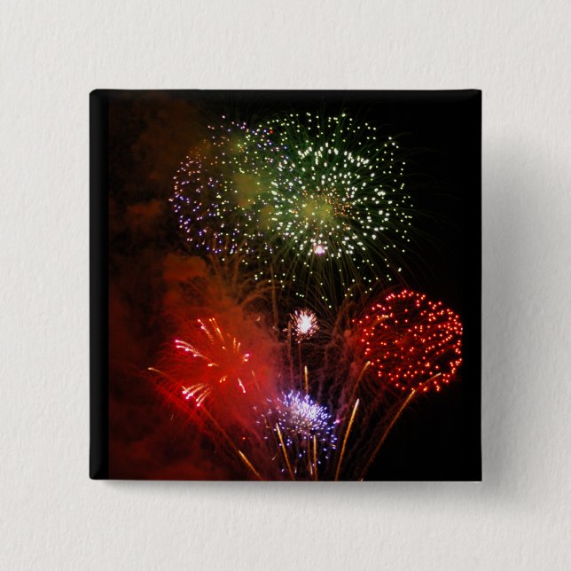 powder sky pinback button (Front)