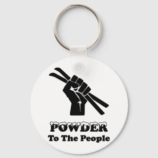 Powder To The People Keychain