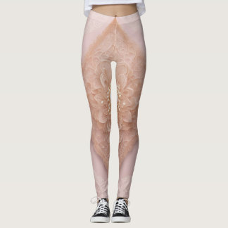 Powdered Pearls AI art  Leggings