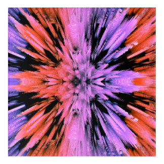 Powdered Pink Explosion Acrylic Wall Art