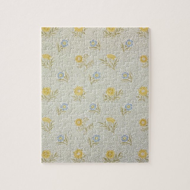 Powdered wallpaper design, 1874 jigsaw puzzle (Vertical)
