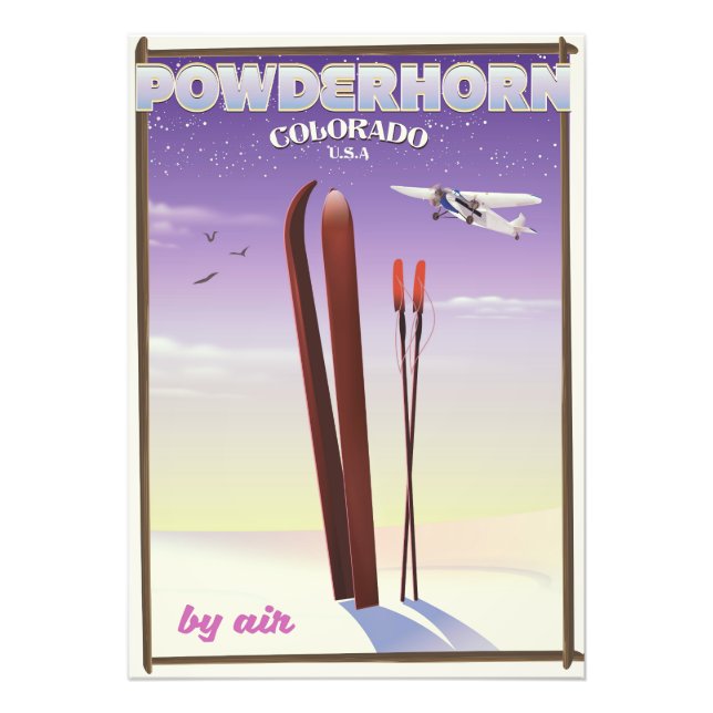 Powderhorn Colorado travel poster (Front)