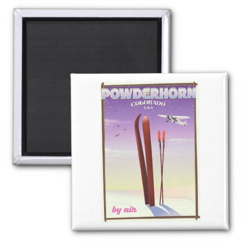 Powderhorn Colorado travel poster Magnet