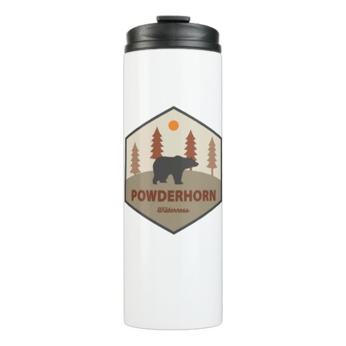 Powderhorn Wilderness Colorado Bear Thermal Tumbler