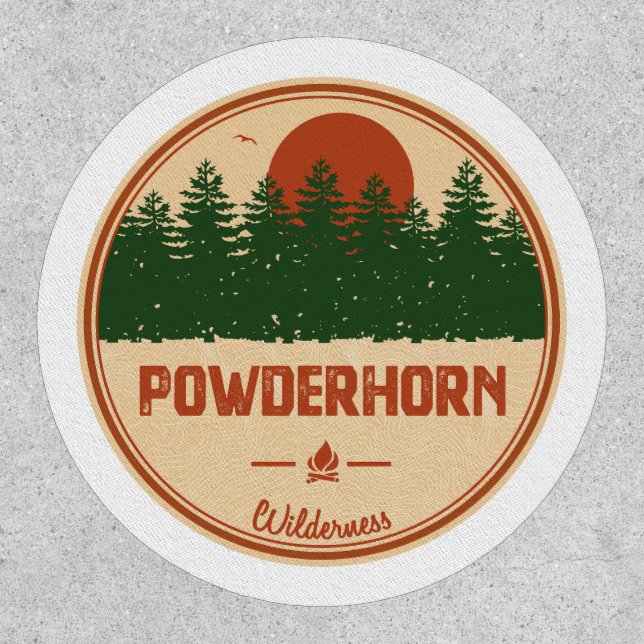 Powderhorn Wilderness Colorado Patch (Front)