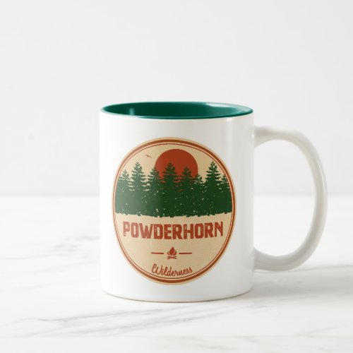 Powderhorn Wilderness Colorado Two_Tone Coffee Mug