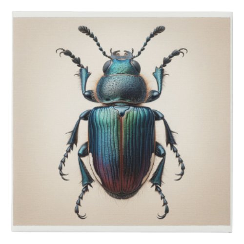 Powderpost beetle 290524IREF117 _ Watercolor Faux Canvas Print