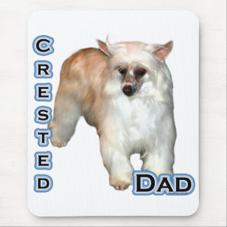 Powderpuff Crested Dad 4 Mouse Pad
