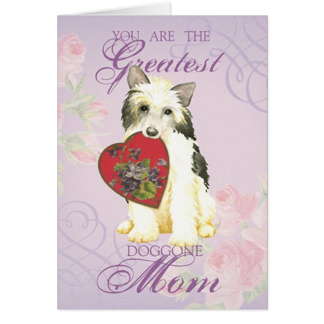 Powderpuff Heart Mom Card (Front)