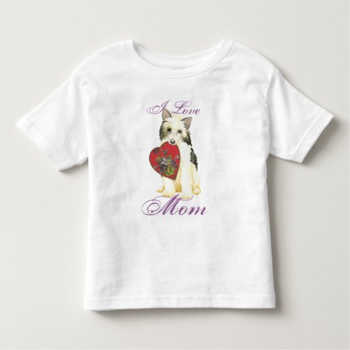 Powderpuff Heart Mom Toddler T_shirt