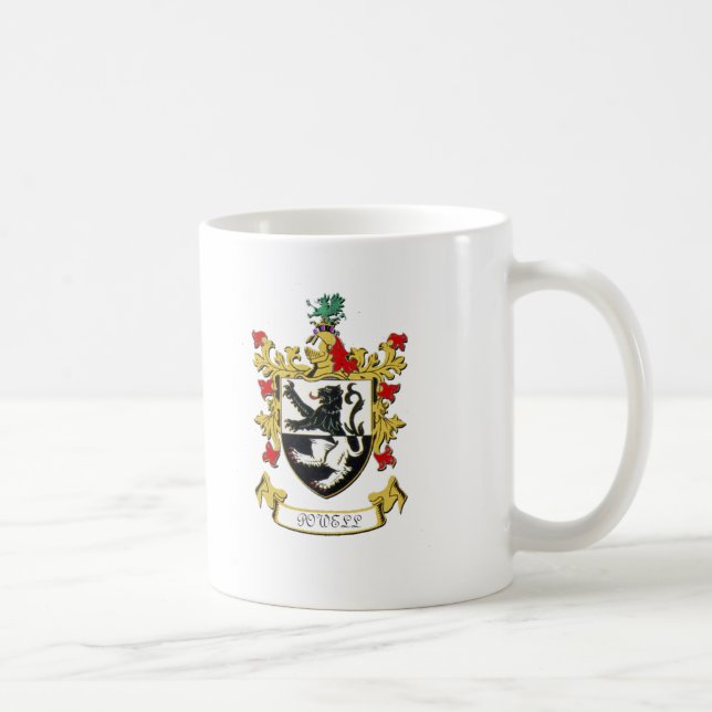 Powell Family Coat of Arms Coffee Mug (Right)