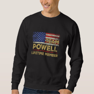 Powell Last Name Shirt Team Powell Lifetime Member