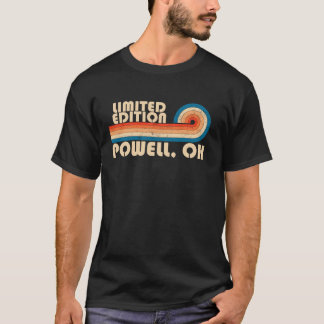 POWELL OH City Pride Hometown Retro Vintage Long S T-Shirt