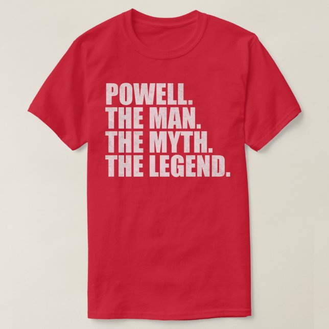 PowellPowell Family name Powell last Name Powell S T-Shirt (Design Front)