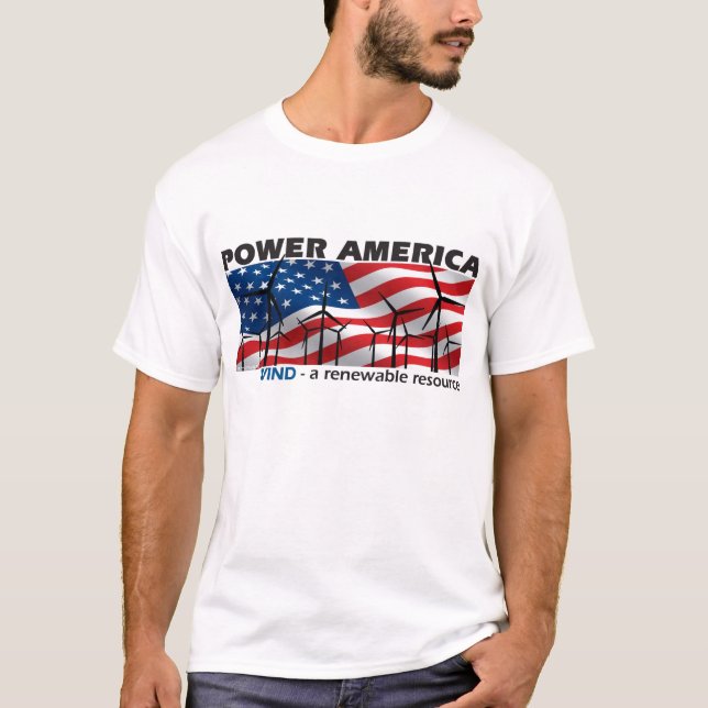 Power America WIND T-Shirt (Front)