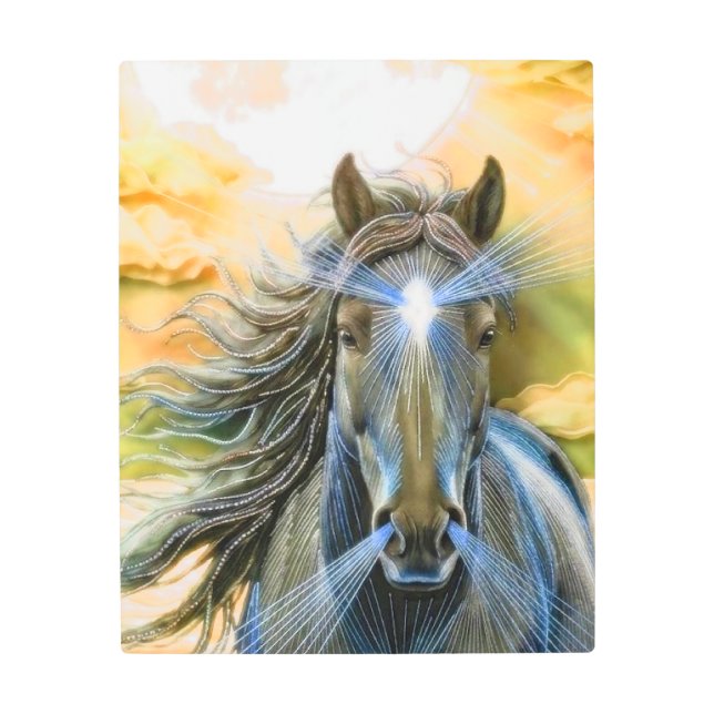 power and grace metal print (Front)