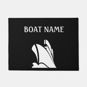 Power Boat Custom Dock Mat