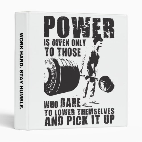 POWER _ Bodybuilding Motivational Binder