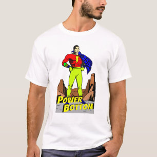 Power Bottom, Vintage & Retro Gay Men Comics T-Shirt