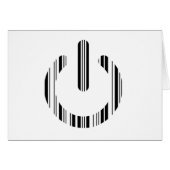 POWER BUTTON BAR CODE Power-Up Pattern Design Cards (Front Horizontal)