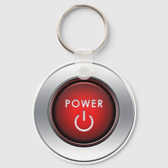 Power Button Keychain (Front)
