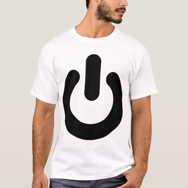 power button T-Shirt (Front)