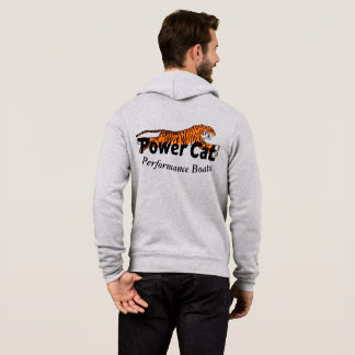 Power Cat zip Hoodie sweatshirt