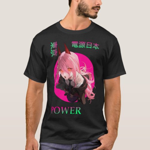 Power _ Chainsaw Man T_Shirt