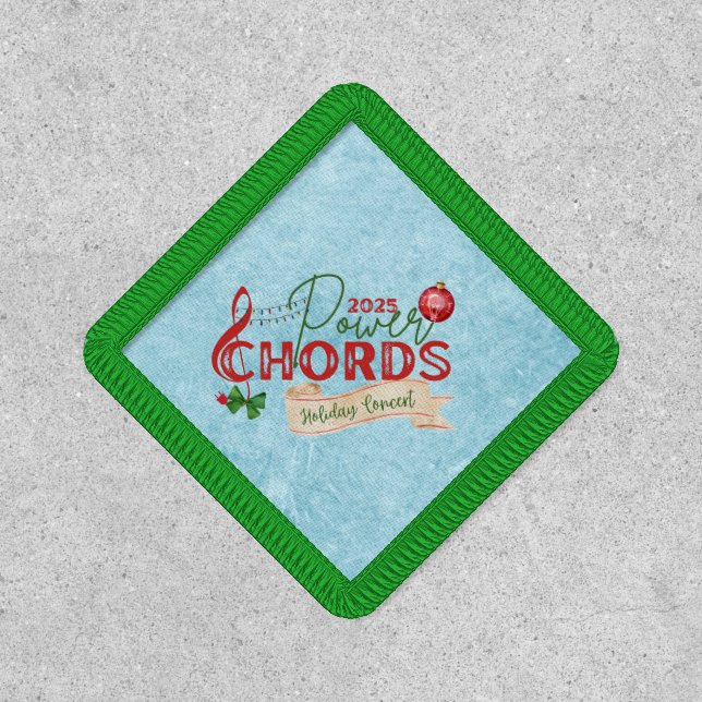 Power Chords Holiday Concert Patch 2025 (Front)